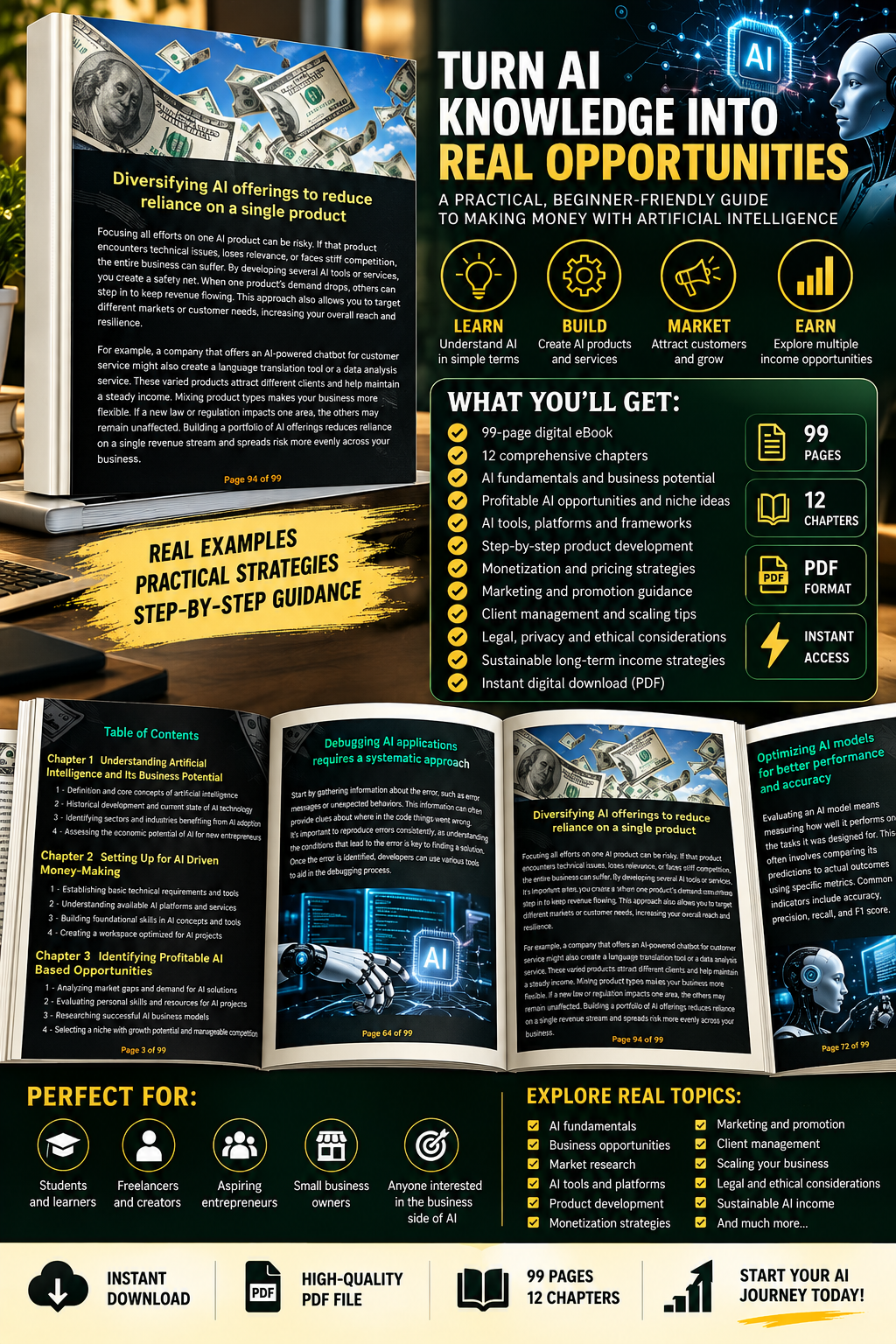 Beginner’s Guide to Making Money With Artificial Intelligence | AI Business & Income Guide